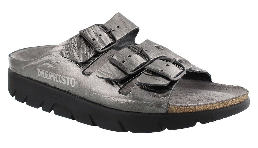 Mephisto ZACH FIT Grey 7103 Sandale Orthopédique unisex - Boutique du Cordonnier