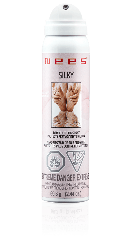 NEES - SILKY Vaporisateur de soie pieds nus 100ml (69.3 g) – Aérosol - Boutique du Cordonnier