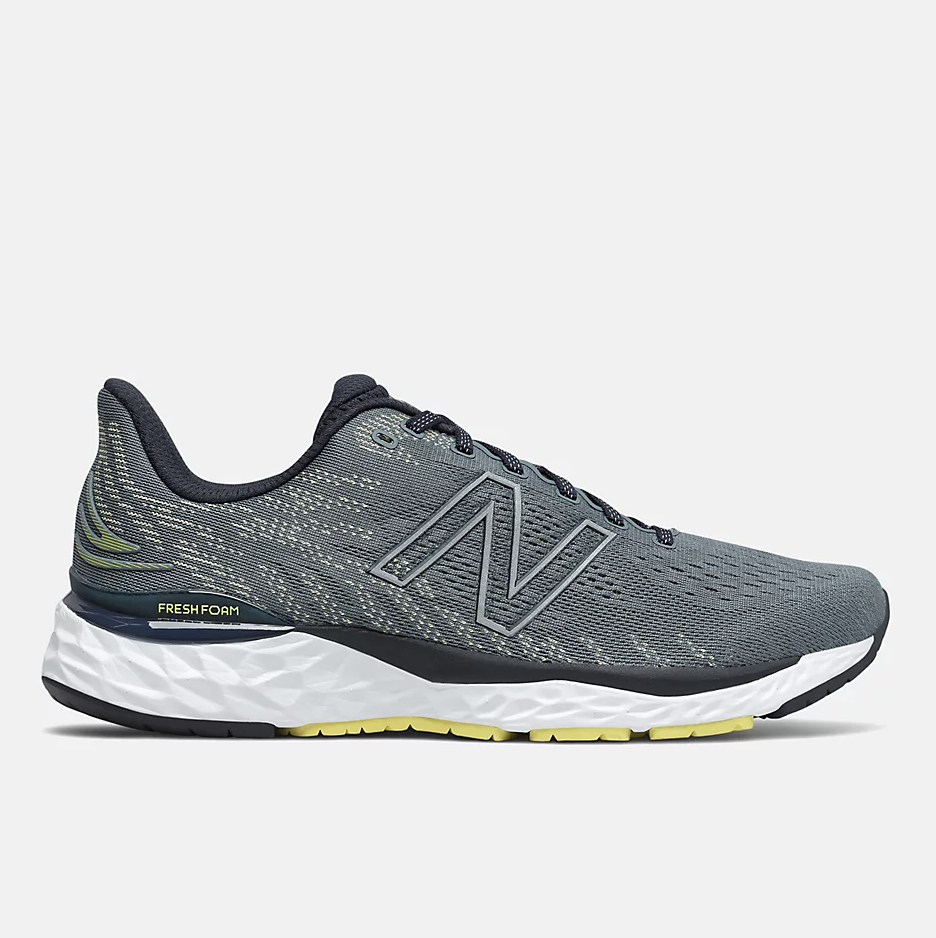 New Balance 880 M880T11 Gris Espadrilles de course avec semelles amovibles - Boutique du Cordonnier