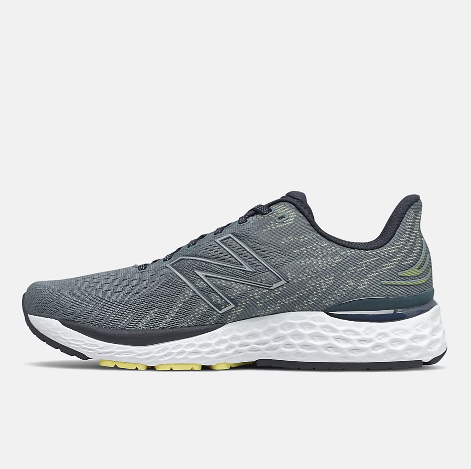 New Balance 880 M880T11 Gris Espadrilles de course avec semelles amovibles - Boutique du Cordonnier