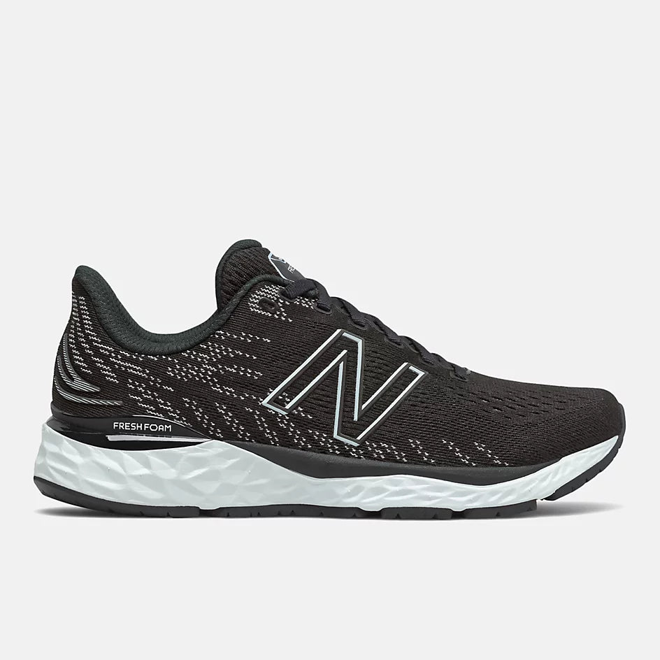 New Balance 880 W880E11 Noir | Espadrilles de course avec semelles amovibles - Boutique du Cordonnier