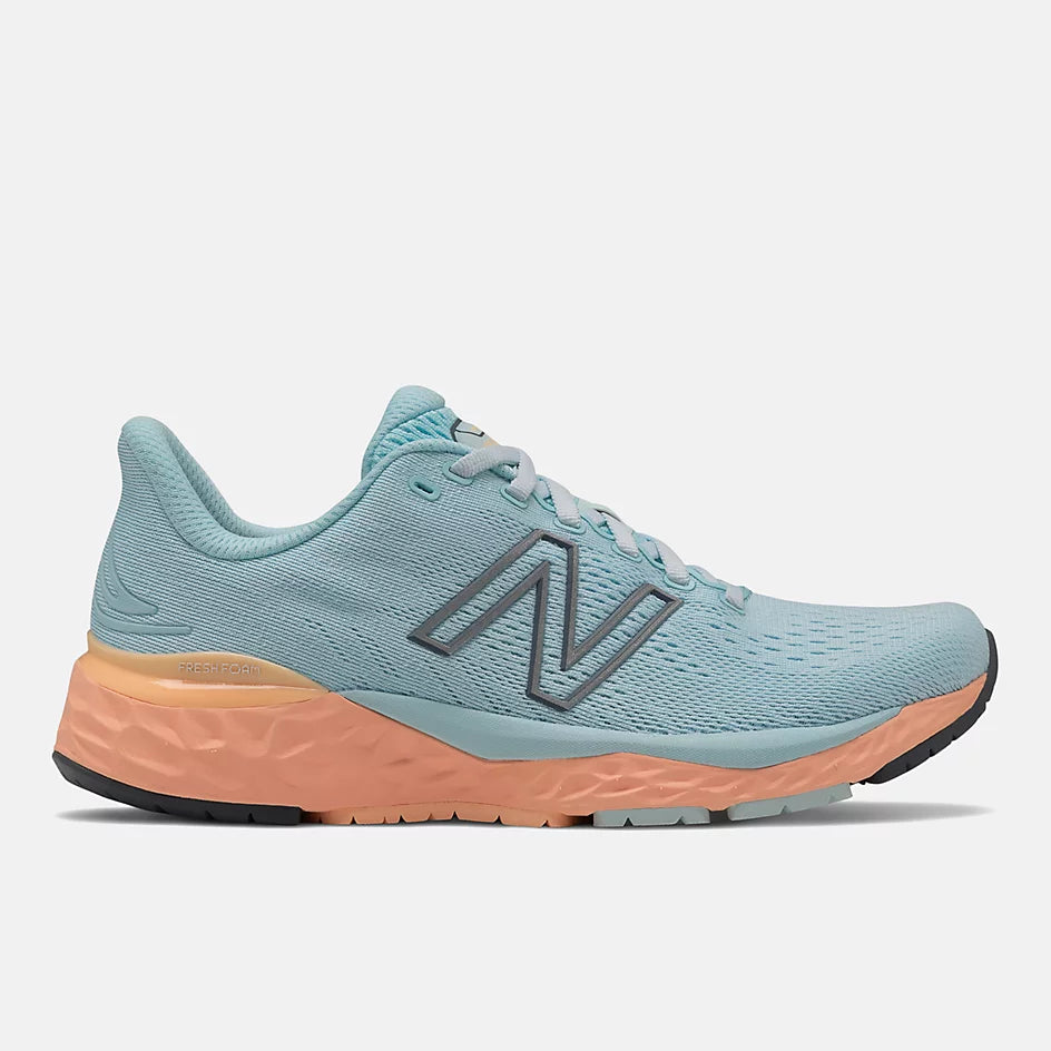 New Balance 880 W880G11 Bleu/Mangue claire | Espadrilles de course avec semelles amovibles - Boutique du Cordonnier