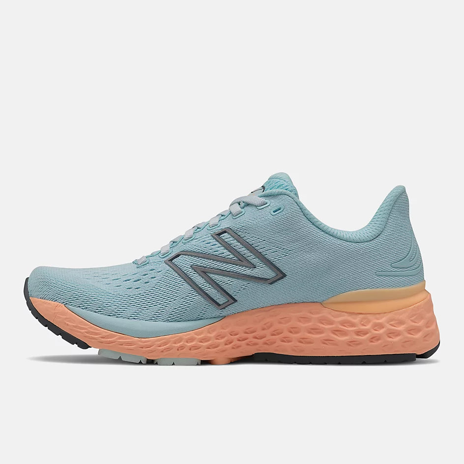 New Balance 880 W880G11 Bleu/Mangue claire | Espadrilles de course avec semelles amovibles - Boutique du Cordonnier