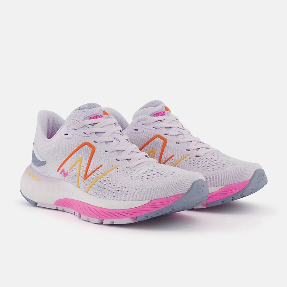 New Balance 880 W880G12 Balance avec rose et orange vibrant | Espadrilles de course pour femmes avec semelles amovibles - Boutique du Cordonnier