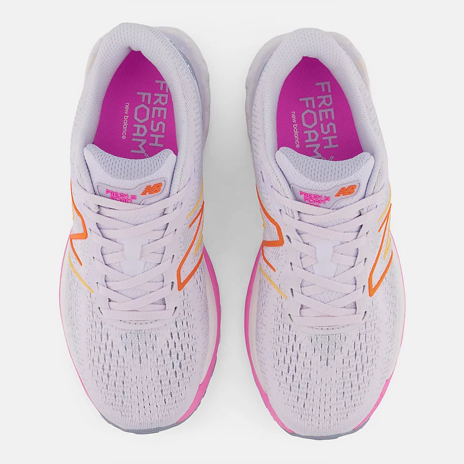 New Balance 880 W880G12 Balance avec rose et orange vibrant | Espadrilles de course pour femmes avec semelles amovibles - Boutique du Cordonnier