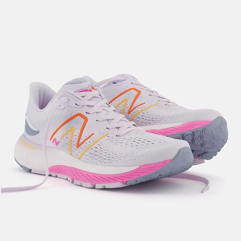 New Balance 880 W880G12 Balance avec rose et orange vibrant | Espadrilles de course pour femmes avec semelles amovibles - Boutique du Cordonnier