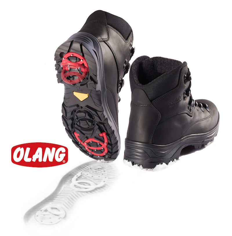 Olang ALABAMA NERO Botte avec crampons rabattables pour Homme - Boutique du Cordonnier