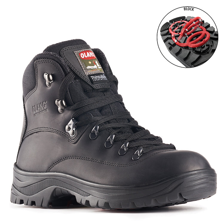 Olang Alabama NERO Men s folding crampon boot in Laval Boutique du Cordonnier