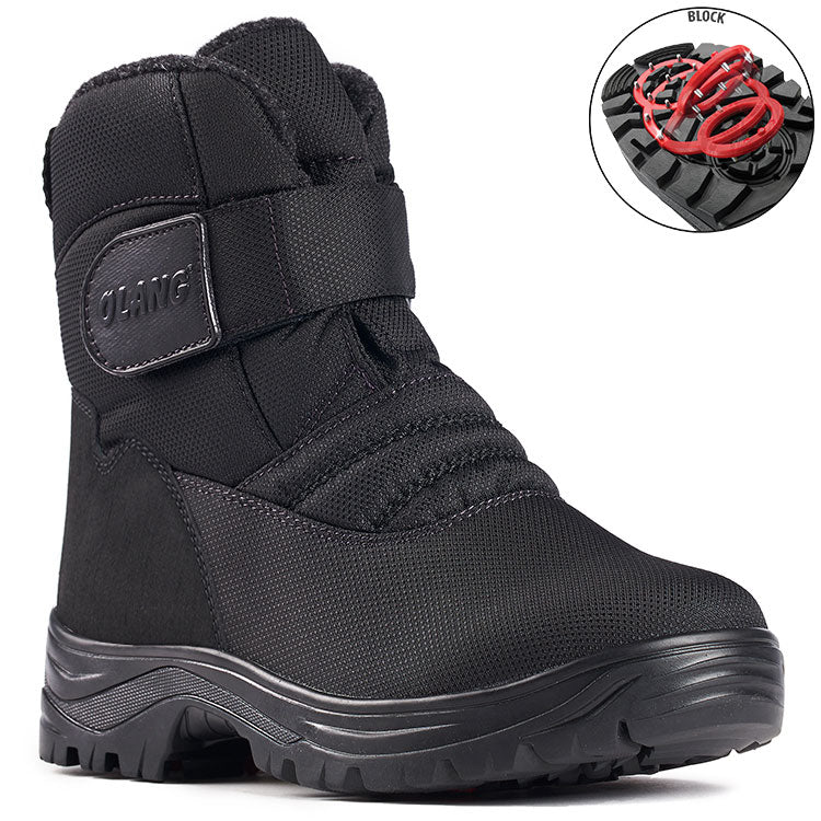 Olang Winter Women Boots with pivoting ice grips in Laval. Boutique du Cordonnier