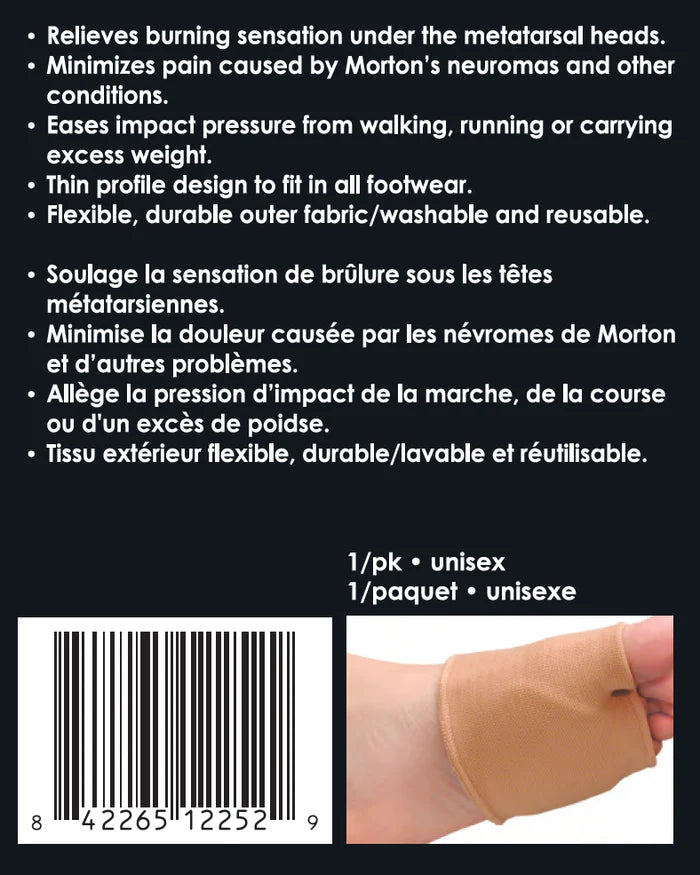 Paradigm Medical - Enveloppe métatarsienne en gel - Boutique du Cordonnier
