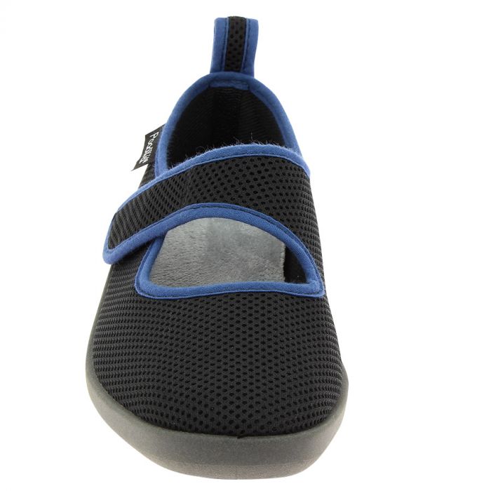 Podowell TARNOS Noir Bleu Chaussures pour pieds Sensibles - Boutique du Cordonnier