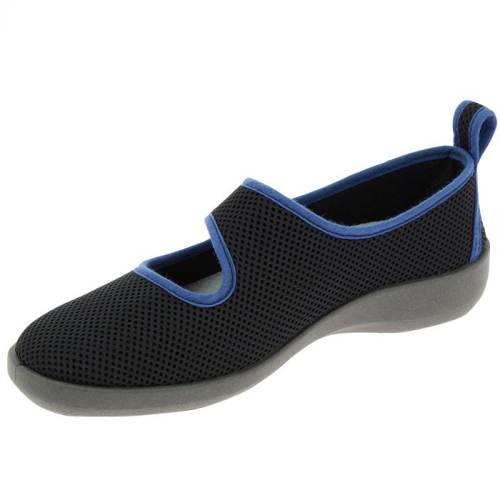 Podowell TARNOS Noir Bleu Chaussures pour pieds Sensibles - Boutique du Cordonnier