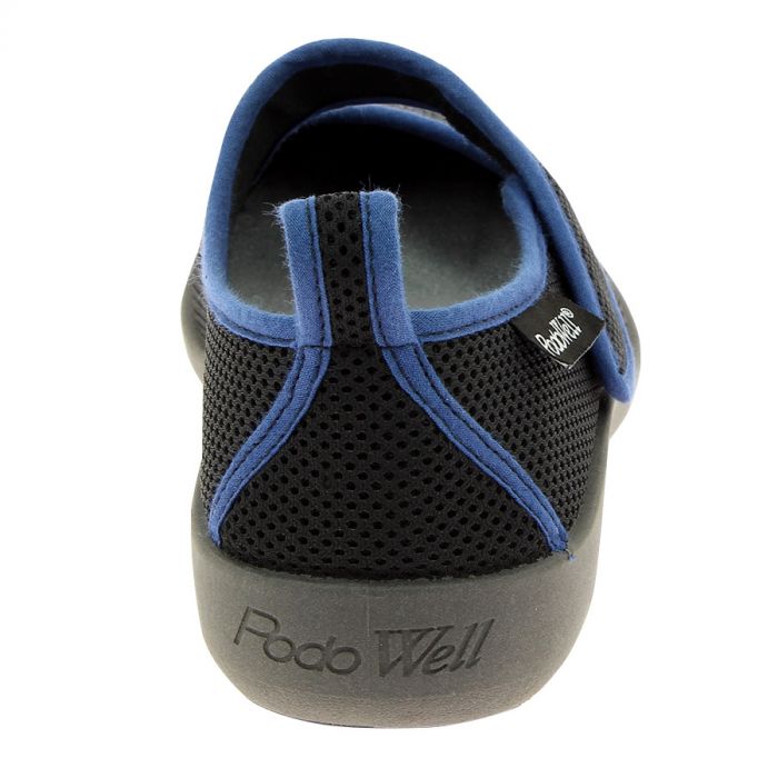 Podowell TARNOS Noir Bleu Chaussures pour pieds Sensibles - Boutique du Cordonnier