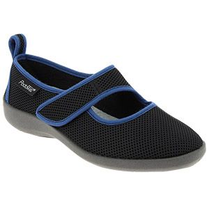 Podowell TARNOS Noir Bleu Chaussures pour pieds Sensibles - Boutique du Cordonnier