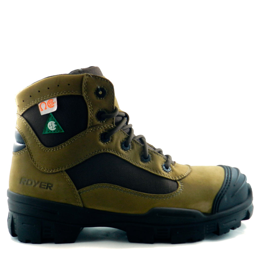 Royer 6120VT Brun SANS MÉTAL Botte de travail Safety Boots Metal Free - Boutique du Cordonnier