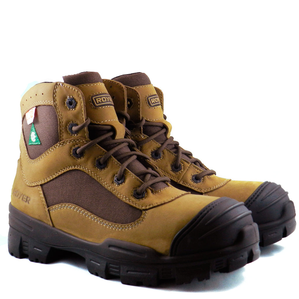 Royer 6120VT Brun SANS MÉTAL Botte de travail Safety Boots Metal Free - Boutique du Cordonnier