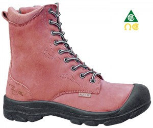 Pilote Filles S558 ROUGE 8'' Work Boots for Women in Laval