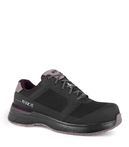 STC LadyFit S29080-11 Noir/Mauve - Boutique du Cordonnier