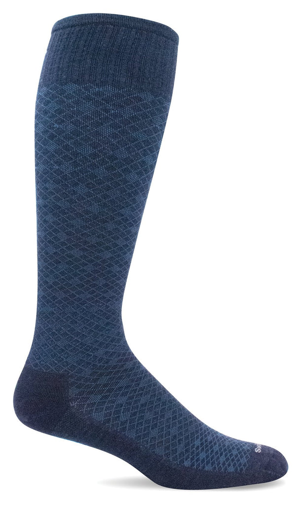 Sockwell SW100M 600 Navy Bas Thérapeutique pour Hommes Compression Graduée Modérée 15-20mmHg - Boutique du Cordonnier