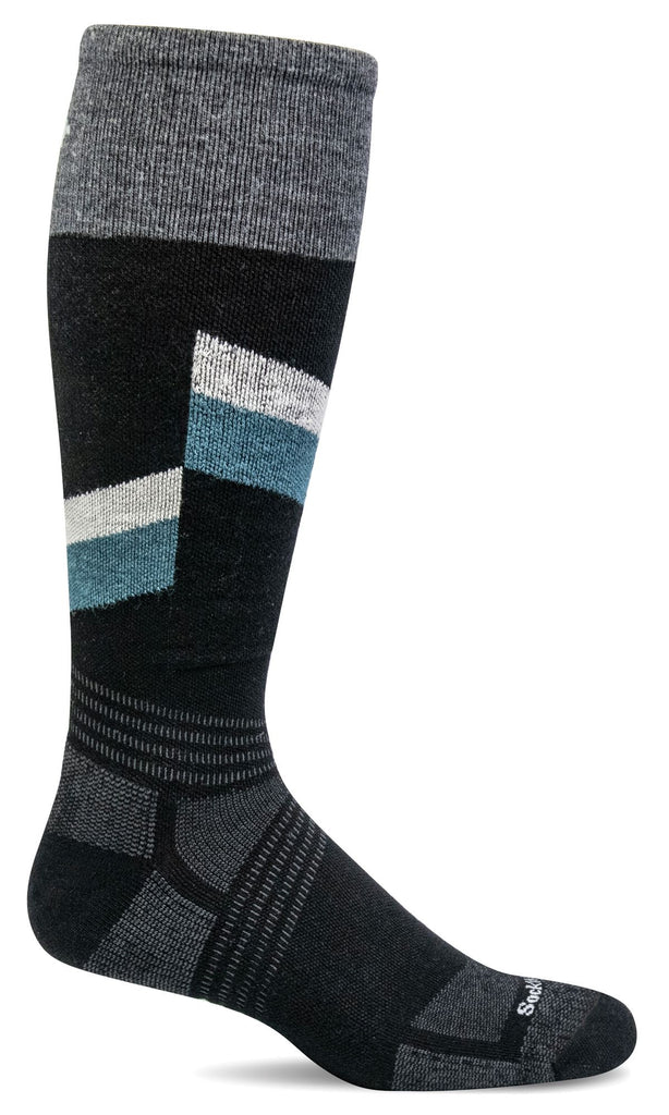 Sockwell SW71M STEEP MEDIUM Black 900 Bas Thérapeutique pour Hommes Compression Graduée Modérée 15-20mmHg - Boutique du Cordonnier