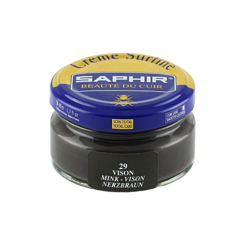 Saphir Creme Cuir Gras - Cream for Oiled Leather 125ml (Brown)