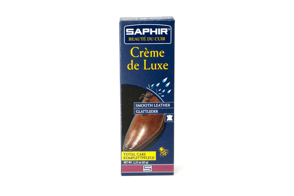 Saphir - Crème de Luxe pour cuirs lisse 75 ml - Boutique du Cordonnier