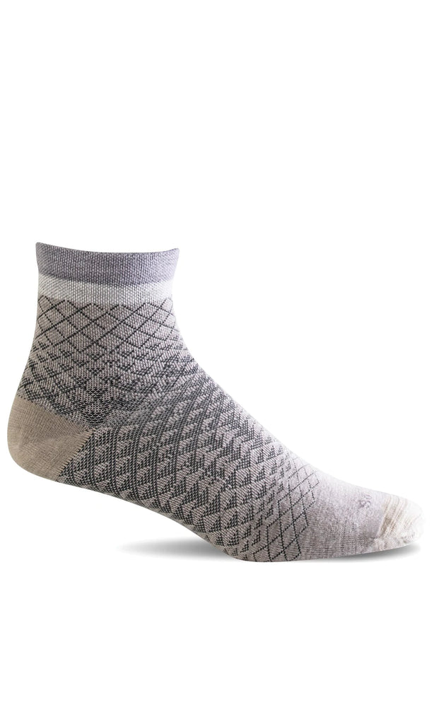 Sockwell Plantar Ease Qtr. SW62W Putty 080 | Soulagement de la Fasciite Plantaire - Boutique du Cordonnier