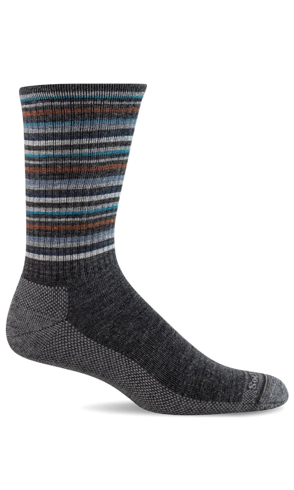 Sockwell Camp Stripe LD78M Charcoal 850 | Confort Essentiel - Boutique du Cordonnier