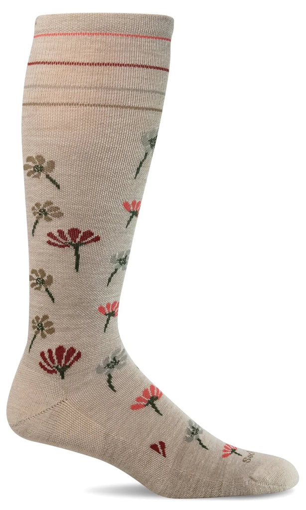 Sockwell Field Flower SW133W Barley 040 | Compression Graduée Modérée 15-20mmHg - Boutique du Cordonnier