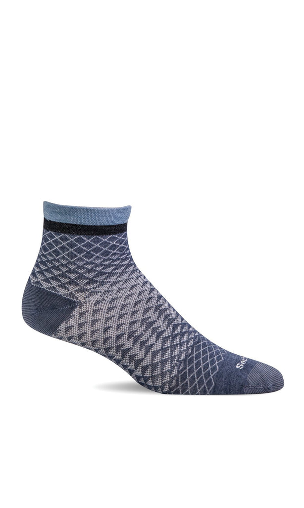 Sockwell SW62W Denim 650 Bas thérapeutique pour Femmes Soulagement de la Fasciite Plantaire - Boutique du Cordonnier