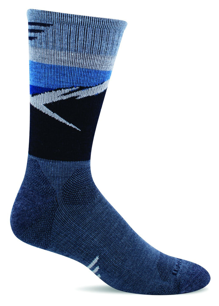 Sockwell SW98M Denim 650 Bas Thérapeutique pour Hommes Compression Graduée Modérée 15-20mmHg - Boutique du Cordonnier