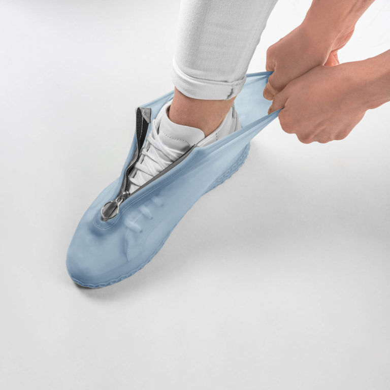 Housses de chaussures en silicone imperméables, couvre-chaussures de pluie  pliables réutilisables et antidérapantes avec fermeture à glissière, Shoe  Protec