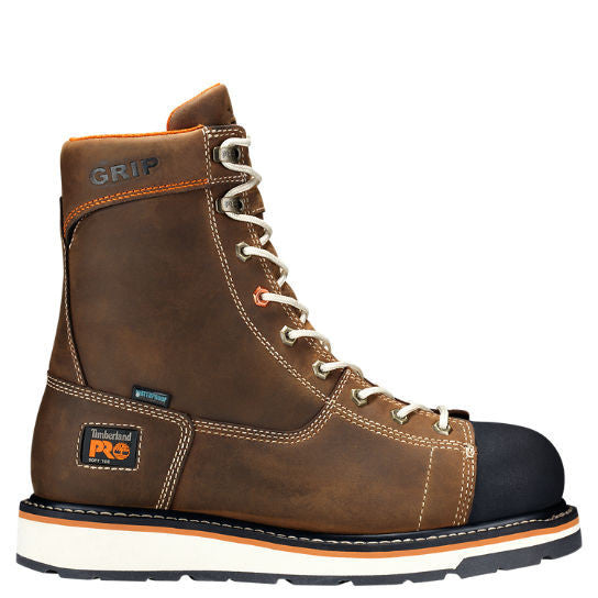 Timberland Pro Gridworks Cap en Aluminium Imperméable A12EO Bottes de travail pour Hommes Brun - Boutique du Cordonnier