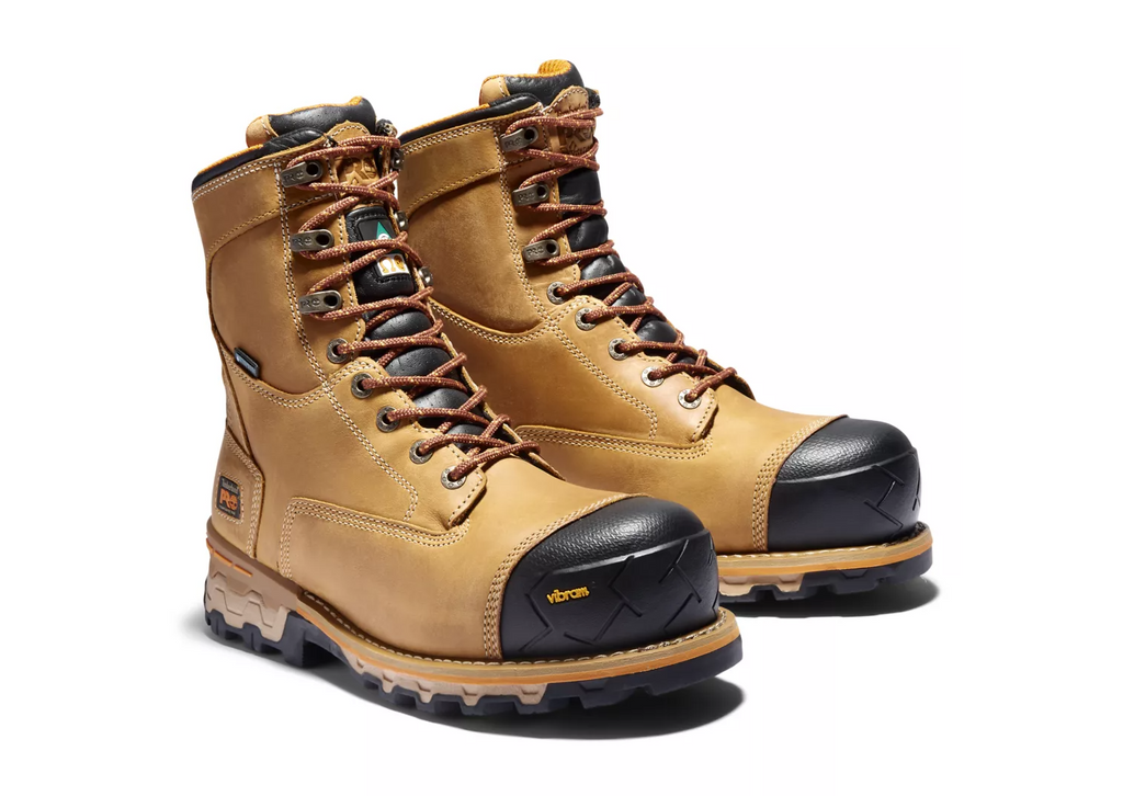 Timberland Pro 8" Boondock Wheat TB0A21B7231 Bottes de Travail pour Homme en Composite Imperméable isolé - Boutique du Cordonnier