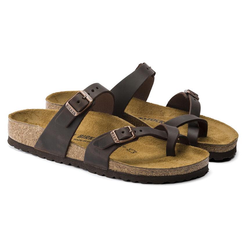 Birkenstock Mayari 171321 Havana Oiled Cuir Largeur Régulière - Boutique du Cordonnier