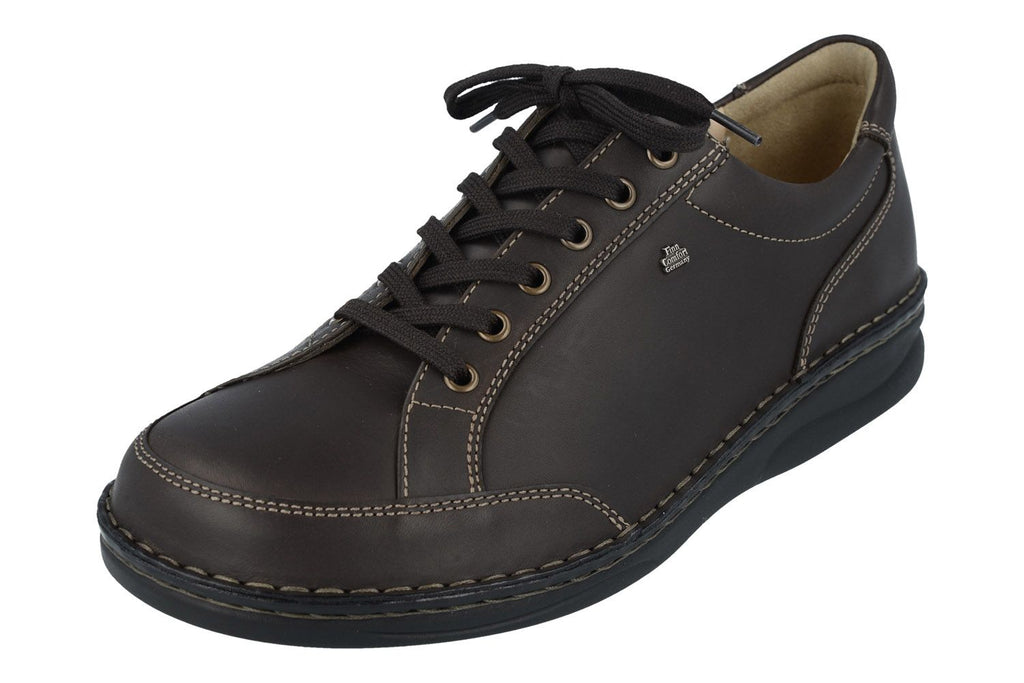 Finn Comfort NANTES 01107-615445 Nuri Dark Brown Chaussures Orthopédiques avec Semelles Amovibles pour Hommes - Boutique du Cordonnier