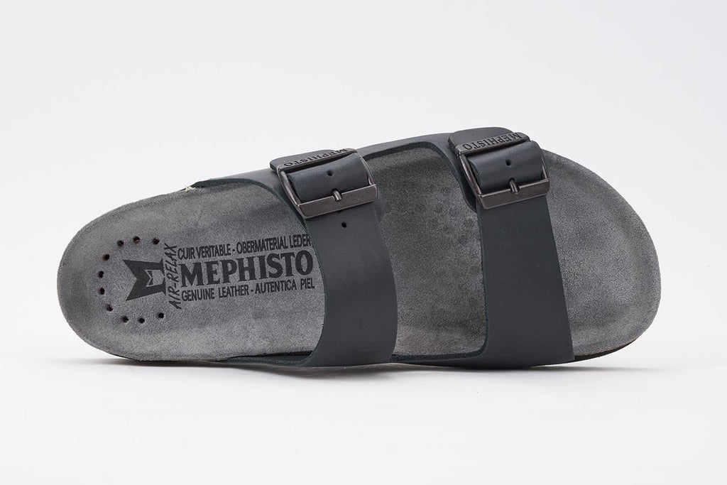Mephisto NERIO Black 3400 Sandale pour Homme Orthopédique - Boutique du Cordonnier